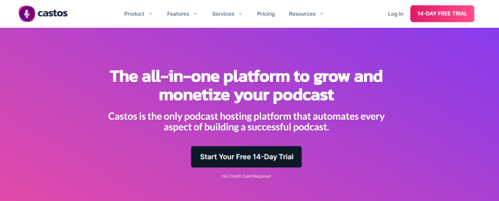 Castos podcast hosting platform 