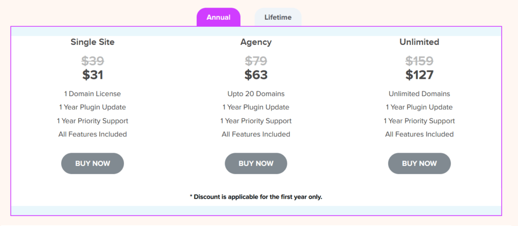 Azonpress affiliate plugin pricing
